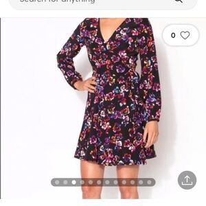 EUC *Fall* Yumi Kim Carla Wrap Dress – Abstract Butterfly Floral Print – Size M